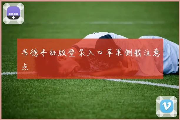 韦德手机版登录入口苹果侧载注意点